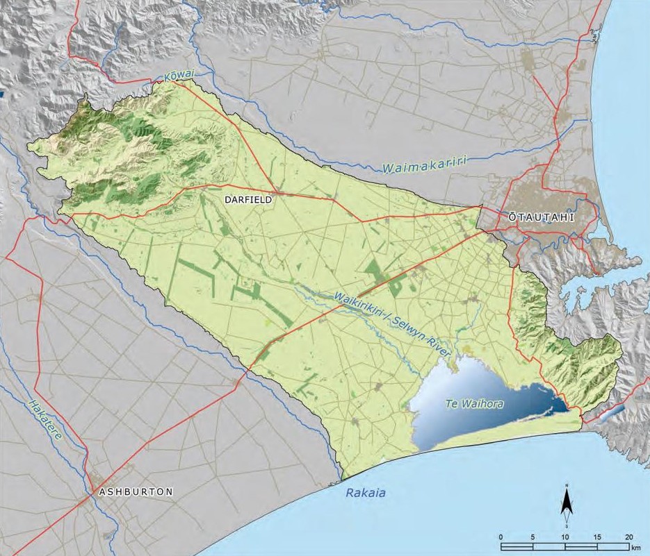 Map 23 Te Waihora catchment